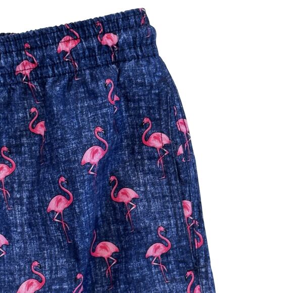 Trunks Surf & Swim Shorts Mens Large, Pockets, blue Flamingo/liner Quick Dry - Picture 3 of 8